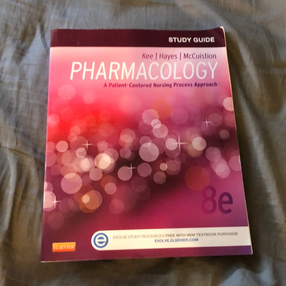 Pharmacology study guide book